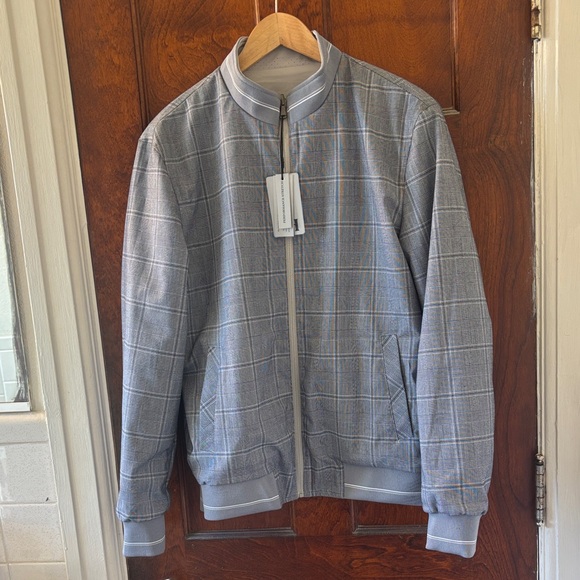 Authentic American Heritage Other - NWT Authentic American Heritage Men’s Small Reversible Bomber Jacket in Cement